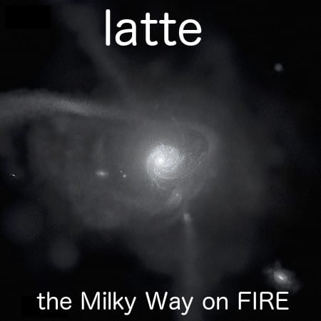 Latte Milky Way simulations